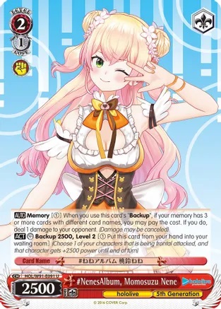 #NenesAlbum, Momosuzu Nene - HOL/W91-E091 - U