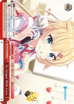 To Senpai With Love - HOL/W91-E111 - CC