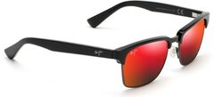 Maui Jim - Kawika Polarized Sunglasses - Men's - BLACK GLOSS W PEWTER
