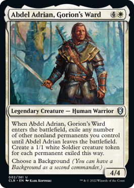 Abdel Adrian, Gorions Ward - Foil
