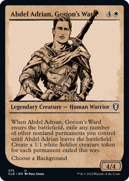 Abdel Adrian, Gorions Ward - Showcase