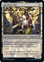 Faceless One - Foil