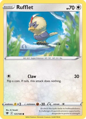 Rufflet - 131/189 - Common - Reverse Holo