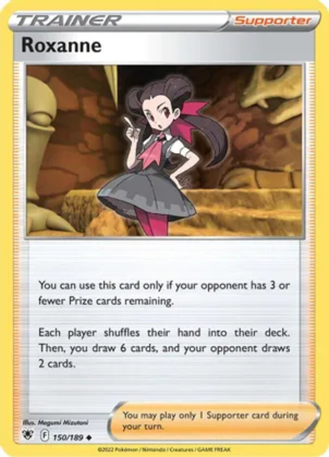 Pokemon - Roxanne - 150/189 - Uncommon - Reverse Holo - Sword