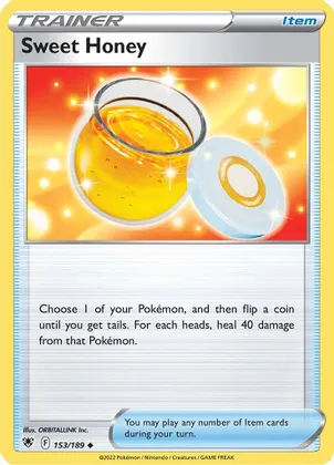 Sweet Honey - 153/189 - Uncommon - Reverse Holo