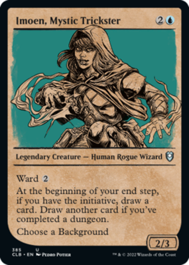MTG-4x-Near Mint, English-Imoen, Mystic Trickster - Showcase-Commander  Legends: