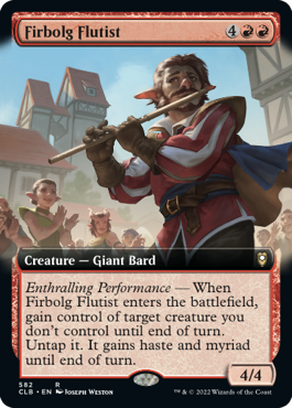 Firbolg Flutist - Foil - Extended Art