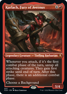Karlach, Fury of Avernus - Foil Etched