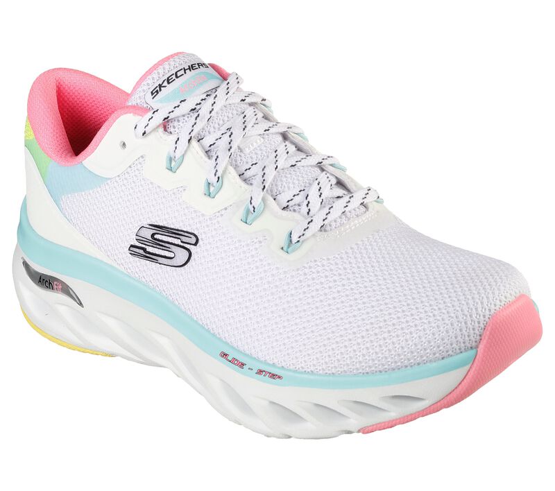 Skechers SkechersArch Fit Glide-Step - Highlighter - White/Multi