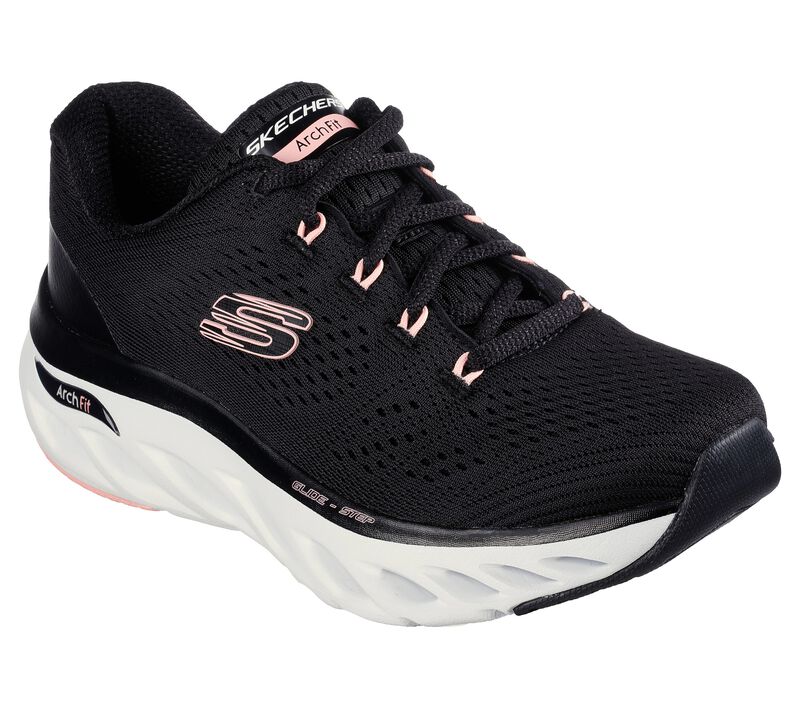 Skechers Arch Fit Glide-Step - Top Glory - Black/Pink