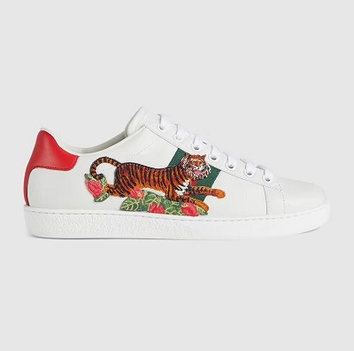 Gucci Tiger Womens Ace Sneaker - 687620 0FI60 9080