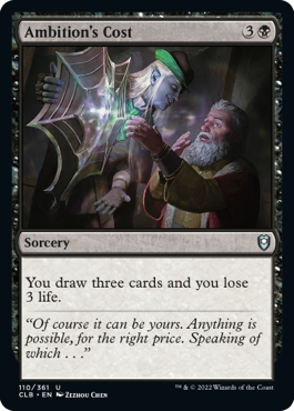 Ambitions Cost - Foil