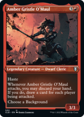 Amber Gristle O'Maul - Foil Etched