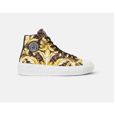 Versace - Fendace Gold Baroque Greca Sneakers - DSU8403-1A04190_5X00V