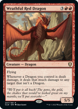 Wrathful Red Dragon - Foil