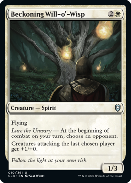 Beckoning Will-o-Wisp - Foil