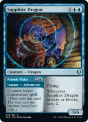 Sapphire Dragon // Psionic Pulse - Foil