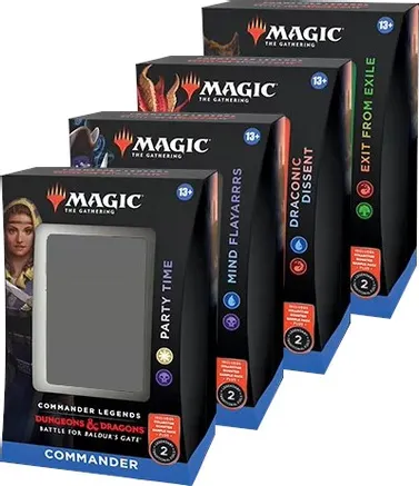 Commander Legends: Battle for Baldurs Gate - Commander Deck Display