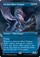 Ancient Silver Dragon - Borderless