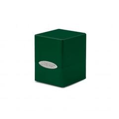 Ultra Pro Deck Box: Hi-Gloss Emerald Green Satin Cube