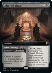 Altar of Bhaal // Bone Offering - Extended Art