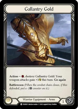 Gallantry Gold - Rainbow Foil