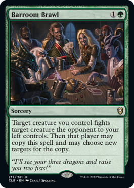 Barroom Brawl - Foil