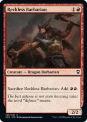 Reckless Barbarian - Foil