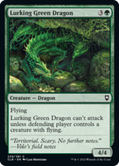 Lurking Green Dragon - Foil