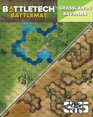 Battletech Battle Mat Grasslands / Savanna