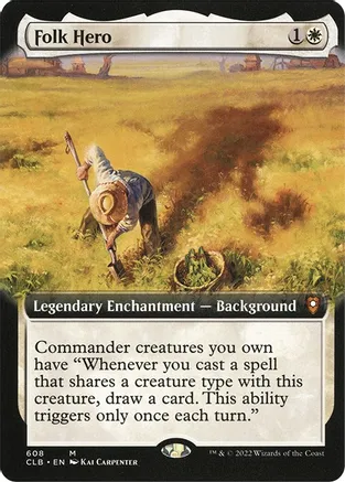 Folk Hero - Foil - Extended Art