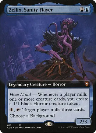 Zellix, Sanity Flayer - Foil - Extended Art