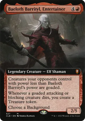 Baeloth Barrityl, Entertainer - Foil - Extended Art