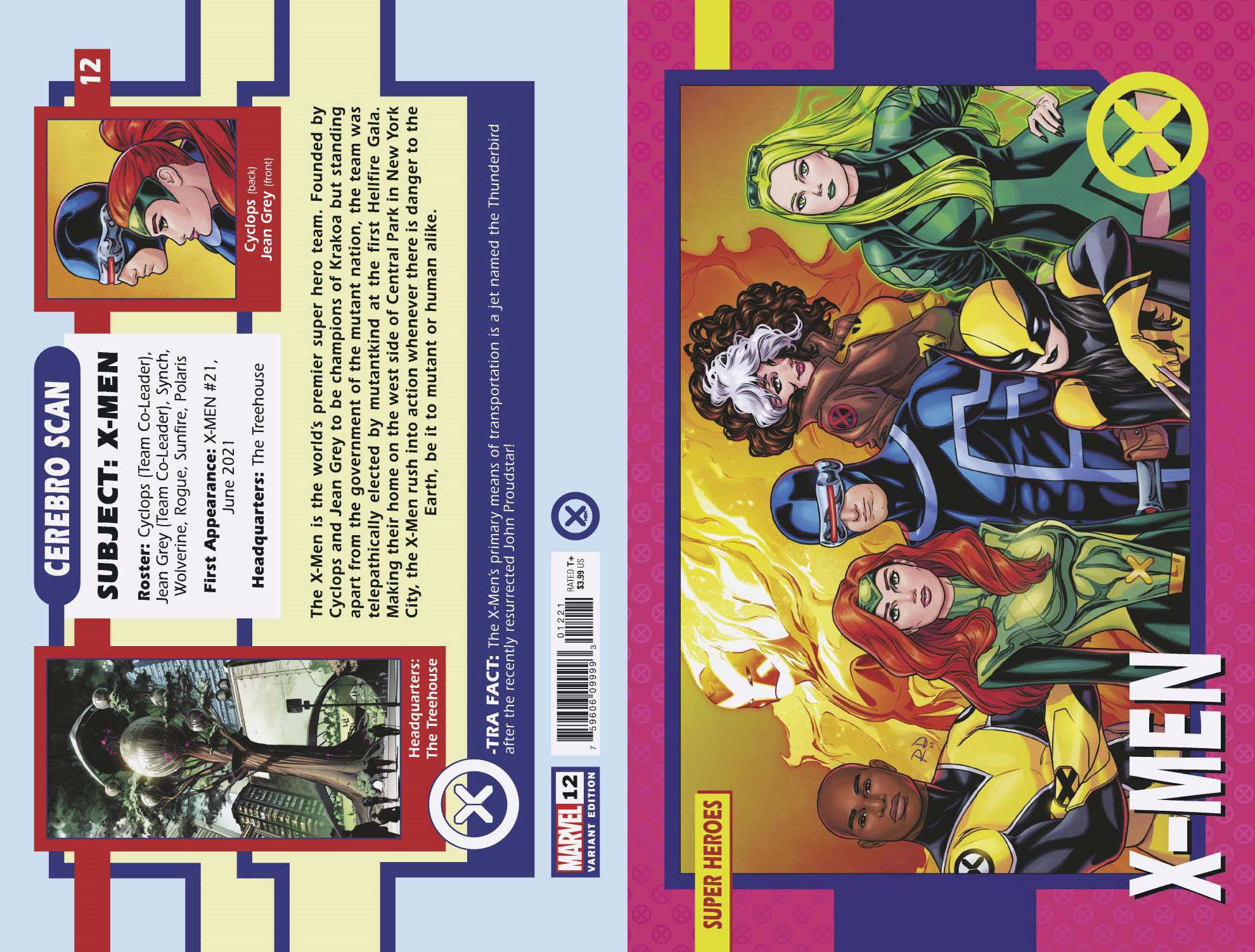 X-Men #12 Dauterman Trading Card Var (STL226226)