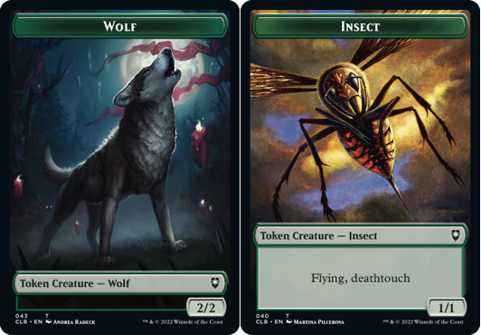 Wolf Token // Insect Token