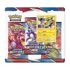 [DEPRECATED] Pokémon TCG- Sword & Shield-Battle Styles 3 Booster Packs, Coin & Jolteon Promo Card
