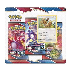 [DEPRECATED] Pokémon TCG: Sword & Shield-Battle Styles 3 Booster Packs, Coin & Eevee Promo Card