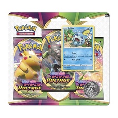[DEPRECATED] Pokémon TCG- Sword & Shield-Vivid Voltage 3 Booster Packs, Coin & Sobble Promo Card