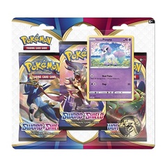 Pokémon TCG- Sword & Shield 3 Booster Packs, Coin & Galarian Ponyta Promo Card