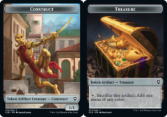 Construct Token // Treasure Token - Foil