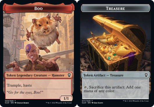 Boo Token // Treasure Token - Foil