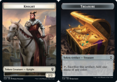 Knight Token // Treasure Token - Foil