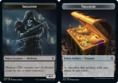 Skeleton Token // Treasure Token - Foil