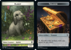 Rabbit Token // Treasure Token - Foil