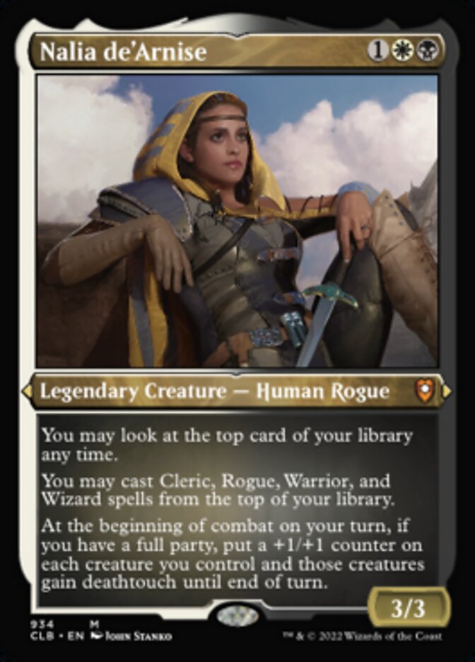 Nalia deArnise - Foil - Display Commander - Thick Stock