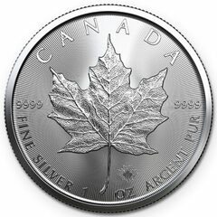 2022 1 oz Canadian Silver Maple Leaf Coin