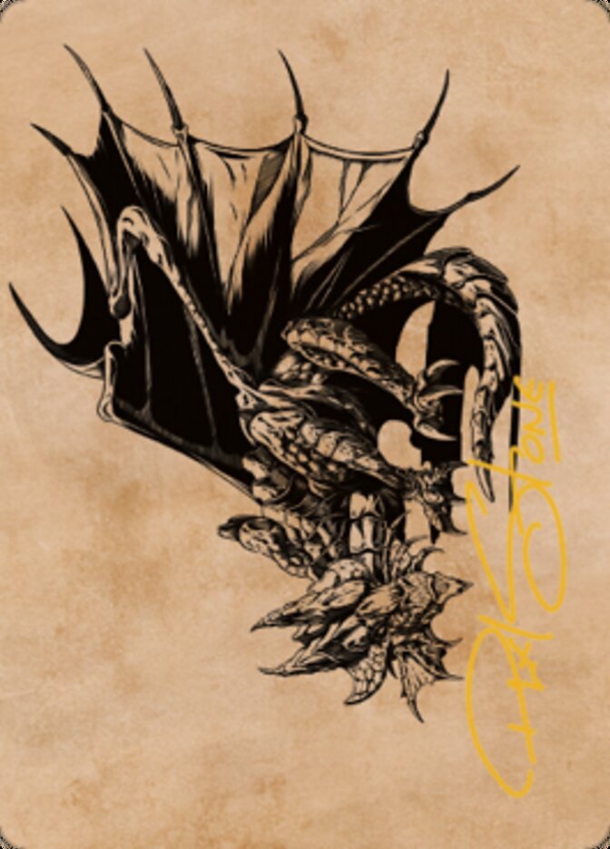 Ancient Copper Dragon Art Card