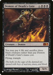 Demon of Death's Gate - The List