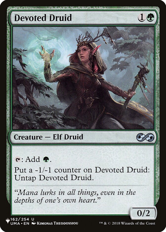 Devoted Druid - The List