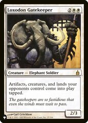 Loxodon Gatekeeper - The List